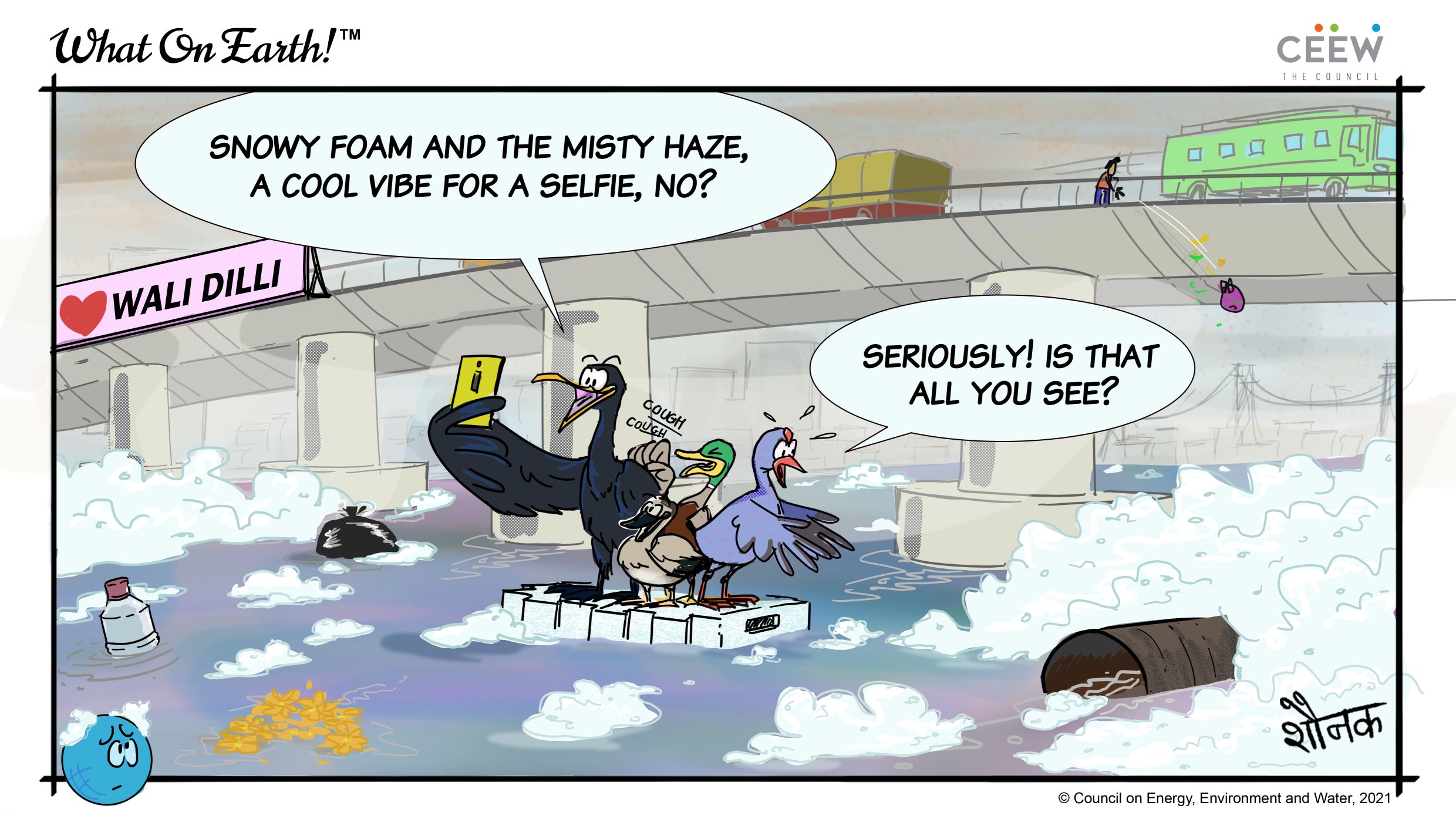 air quality and pollution comic