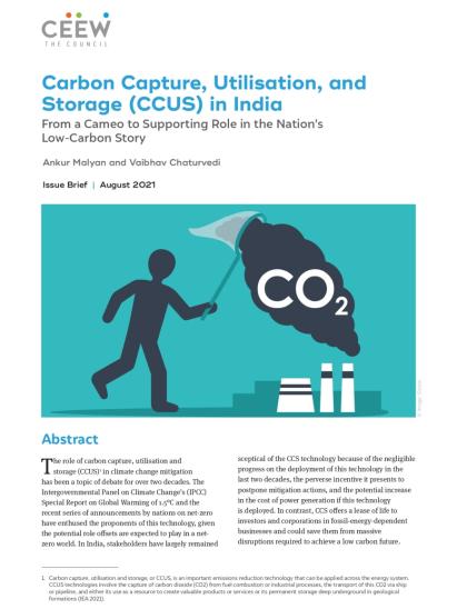 carbon capture and storage technology india