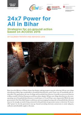 CEEW 24x7 Power for All in Bihar